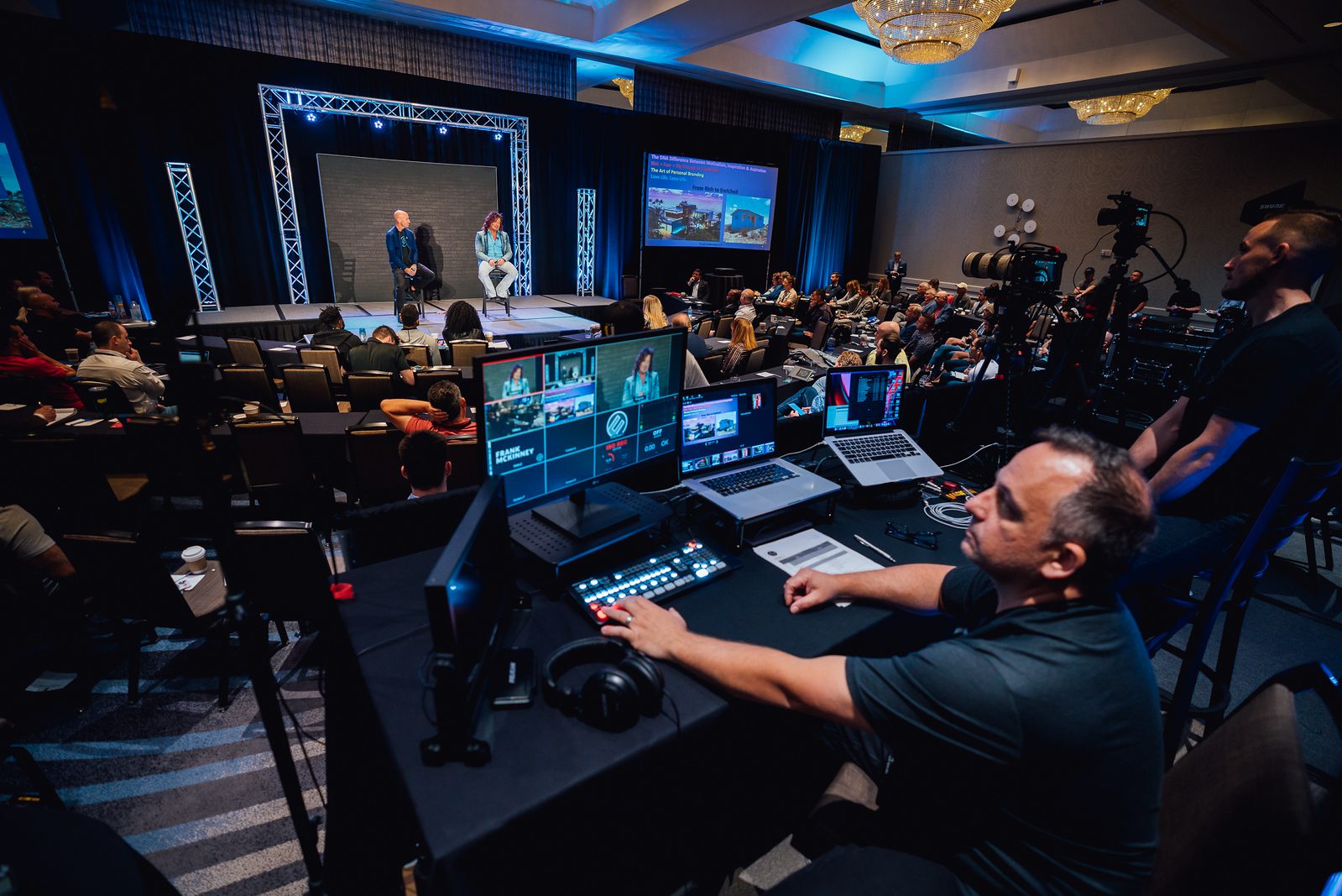 Corporate Event AV Setup