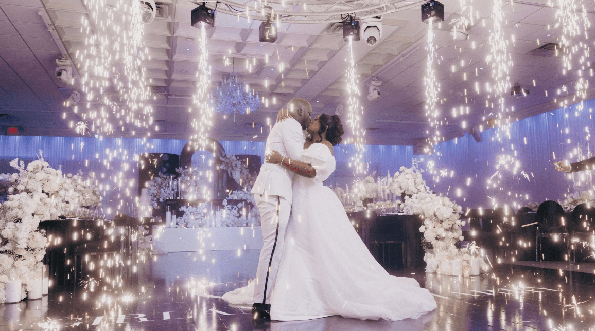 Wedding couple or dance floor moment